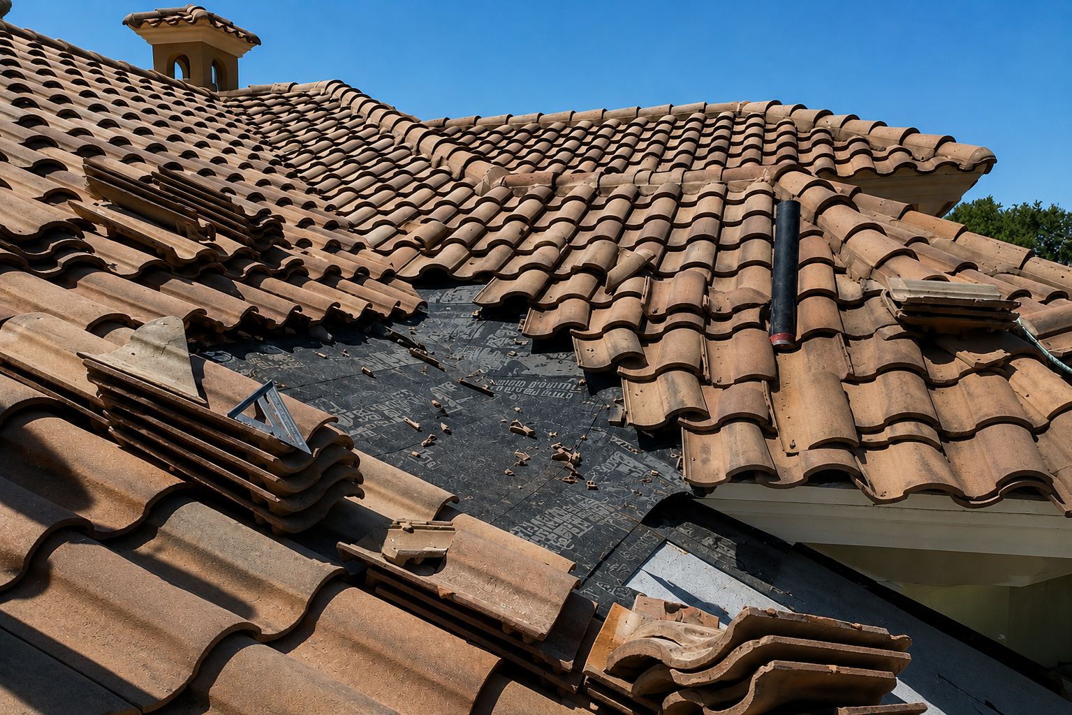 Tile roof repair and restoration, Cape Coral, FL